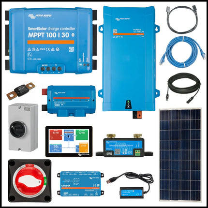 Off Grid Kit – 720W Mono Solar Panel With 1600Va Inverter Charger Smartsolar Mppt 100/30 And