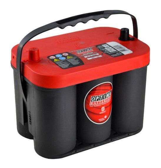 Optima RTC 4.2 AGM High Cranking Starter Battery 12V Ah: 50 Cold Cranking Amps: 815-Powerland