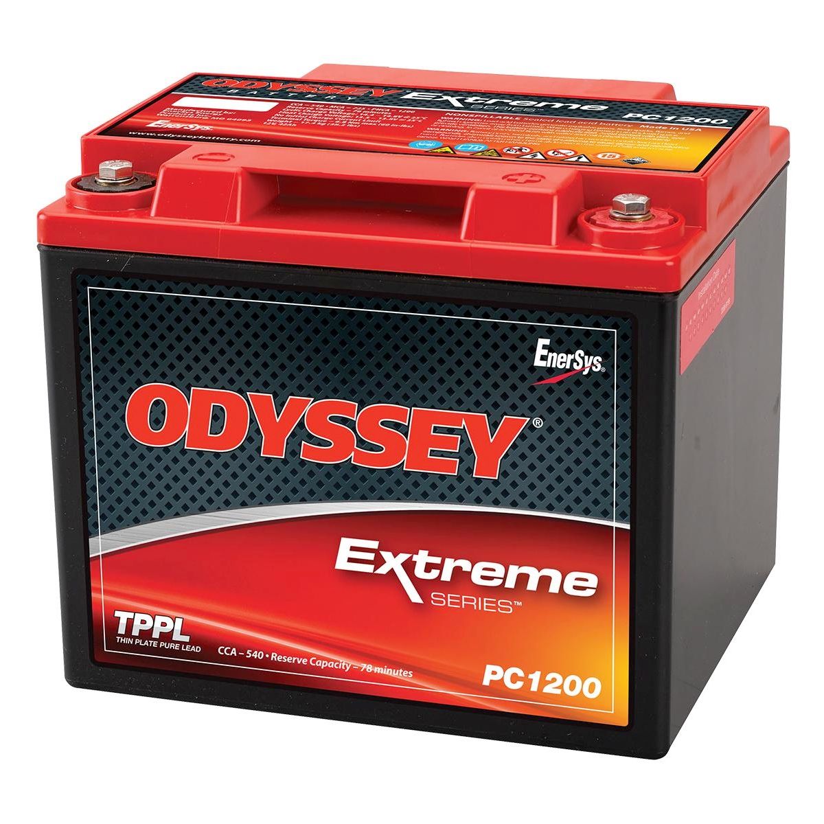 ODYSSEY PC1200T BATTERY 12V 1200 CRANKING AMPS (ODS-AGM42LA)-Powerland