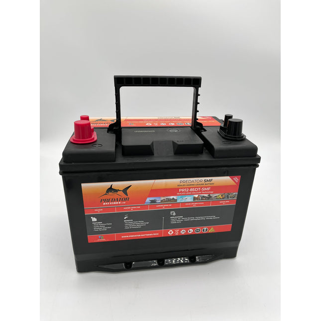 Predator Batteries 12v 85Ah SMF Sealed Lead Acid Dual Terminal Leisure Battery – 2 Year Guarantee - Powerland.co.uk