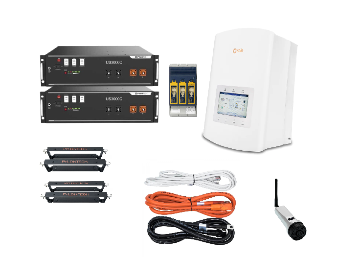 Solis 3.6kW Hybrid Storage Inverter With 7kWh Of Pylontech Lithium Battery Storage Kit-Powerland