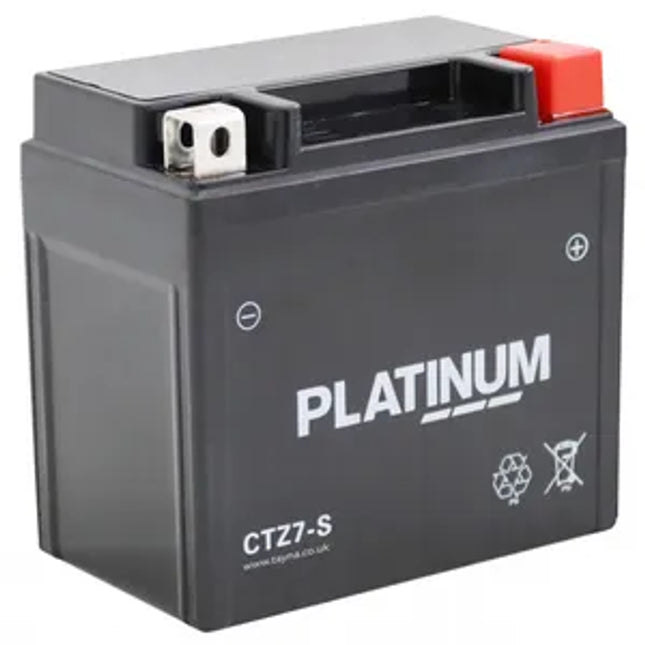 CTZ7-S PLATINUM AGM Motorcycle Battery - Powerland.co.uk