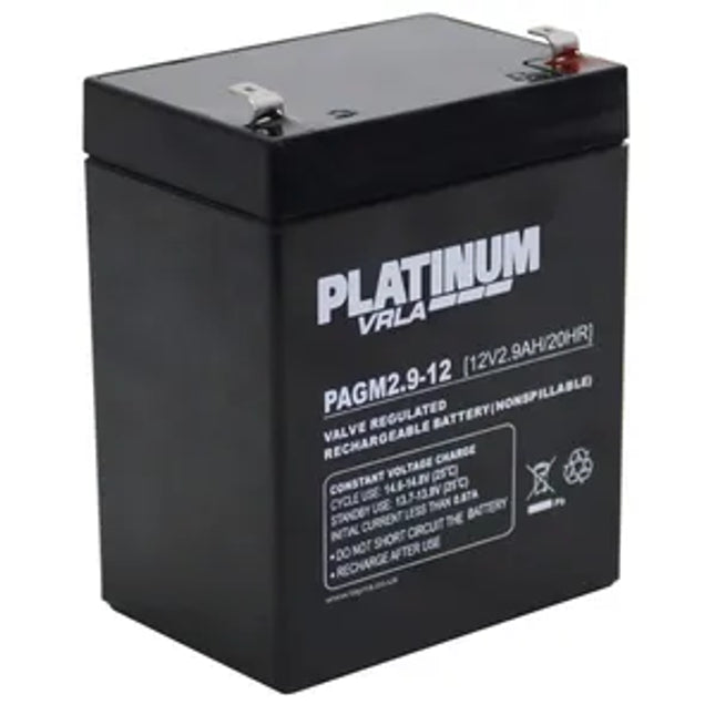 PAGM2.9-12 PLATINUM VRLA Battery - Powerland.co.uk