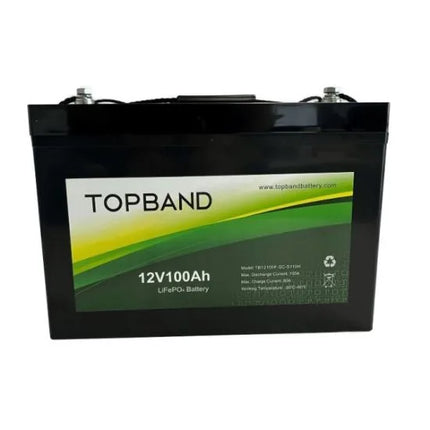 Topband B Series 12V 100Ah Lithium/Lifepo4 Battery With Bluetooth And Heater (R-B12100A)