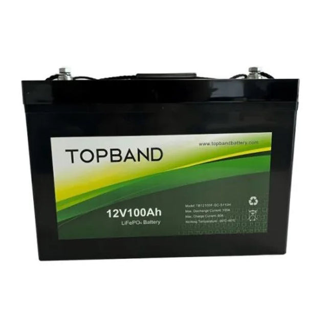 Topband B Series 12V 100Ah Lithium/Lifepo4 Battery With Bluetooth And Heater (R-B12100A)