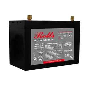 Rolls R12-100Agm Series 2 12 Volt Deep Cycle Battery Battery