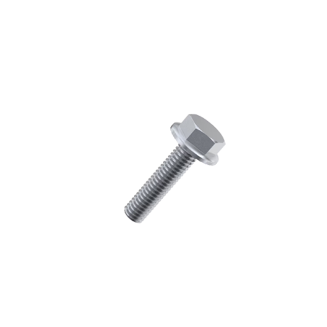 Hexag. Flange bolt M8x35 with serration
