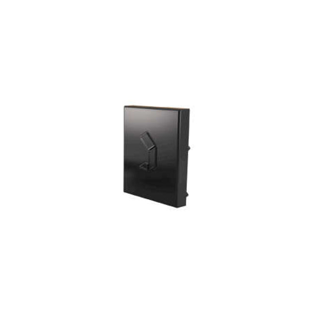 VarioSole + End Cap 41x35 & 50x37 rails Single - Black - Powerland.co.uk