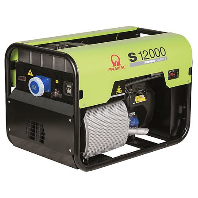 S12000 +CONN + AVR +HUK +63A socket, Single phase, 230/115V, 50Hz, Honda Engine Stage V, Electric start / Petrol - Powerland Renewable Energy