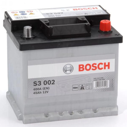 S3 002 BOSCH CAR BATTERY 12V 45AH (CCA 400 amps) Type 079 S3002-Powerland