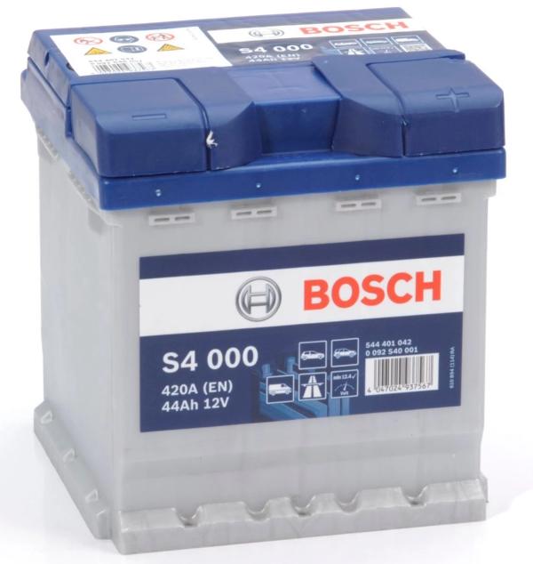 S4 000 BOSCH CAR BATTERY 12V 42AH (CCA 390 amps) Type 202 S4000-Powerland