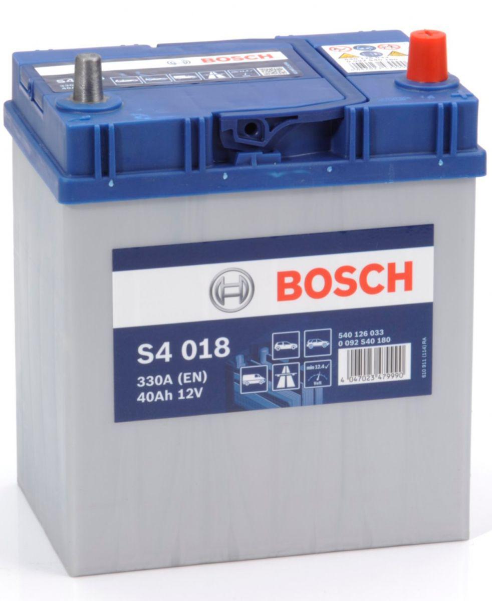 S4 018 BOSCH CAR BATTERY 12V 40AH (CCA 330 amps) Type 054 S4018-Powerland