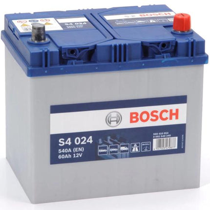 S4 024 BOSCH CAR BATTERY 12V 60AH (CCA 540 amps) Type 005 S4024-Powerland