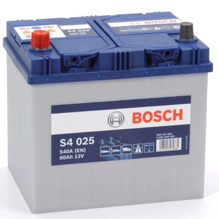 S4 025 BOSCH CAR BATTERY 12V 60AH (CCA 540 amps) Type 005 S4025-Powerland