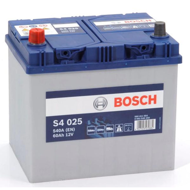 S4 025 BOSCH CAR BATTERY 12V 60AH (CCA 540 amps) Type 005 S4025-Powerland