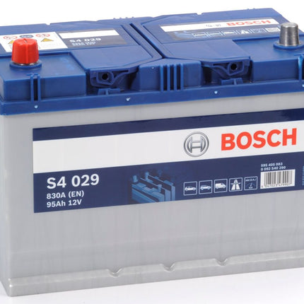 S4 029 BOSCH CAR BATTERY 12V 95AH (CCA 830 amps) Type 334 S4029-Powerland