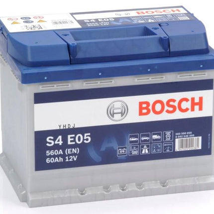 S4 E05 BOSCH CAR BATTERY 12V 60AH (CCA 560 amps) Type 027 S4E05-Powerland