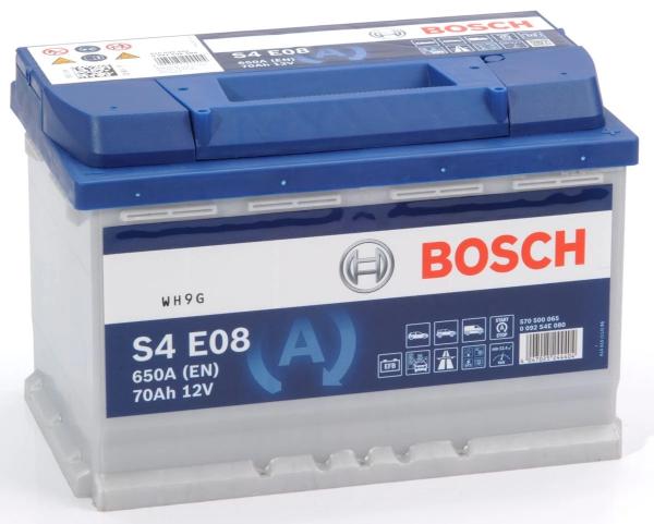 S4 E08 BOSCH CAR BATTERY 12V 70AH (CCA 650 amps) Type 096 S4E08-Powerland