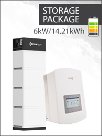 Solis Hybrid 6Kw-5G / Pylon L2 14.21Kwh Package Battery