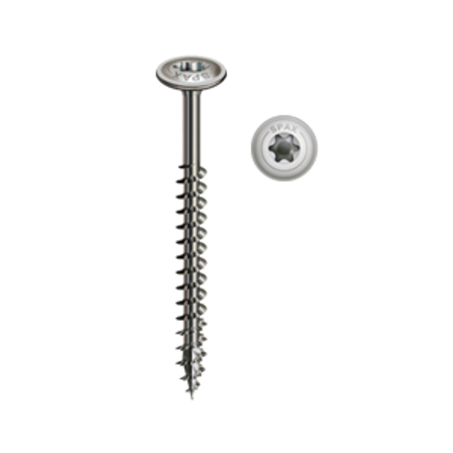 Spax Hi.Force T-Star Plus T30 6.0mm x 80mm A2 Stainless Steel (Pack of 100) - Powerland Renewable Energy