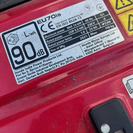 Honda EU70IS Inverter Generator (petrol)