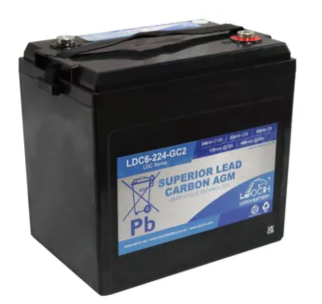 Leoch Superior Lead Carbon Agm 6V 246Ah Battery Ldc6-224-Gc2