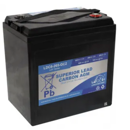 Leoch Superior Lead Carbon Agm 6V 285Ah Battery Ldc6-265-Gc2