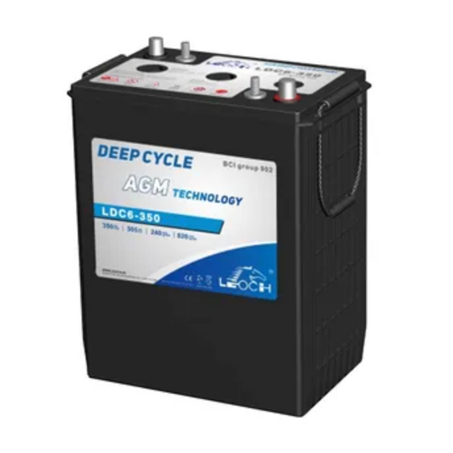 Leoch Superior Lead Carbon Agm 6V 385Ah Battery Ldc6-350