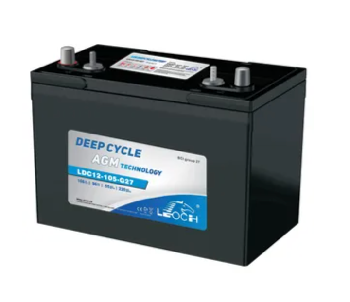 Leoch Superior Lead Carbon Agm 115Ah Battery (Ldc12-105-G27-Dt)