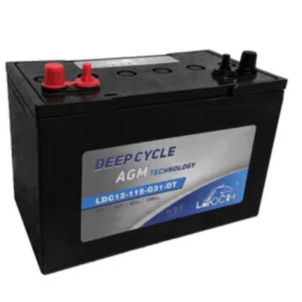 Leoch Superior Lead Carbon Agm 115Ah Battery (Ldc12-115-G31-Dt)