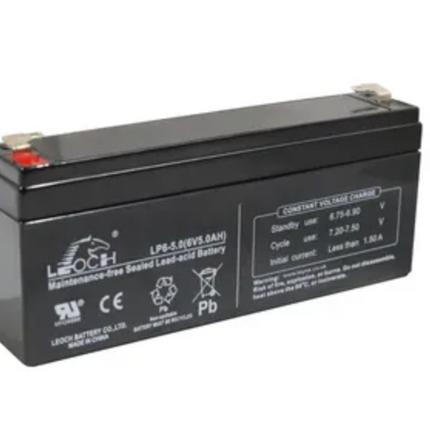 Leoch Lp6-5.0 6V 5Ah Sealed Battery