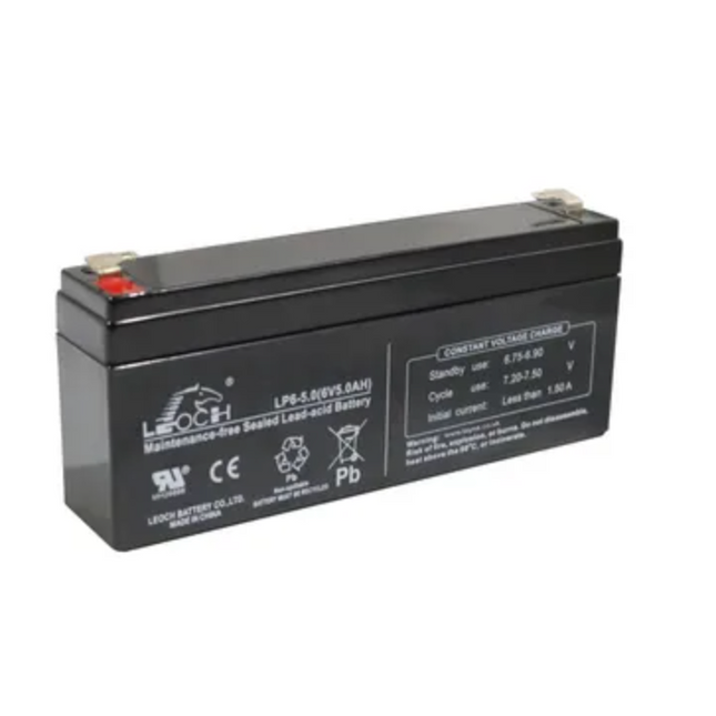 Leoch Lp6-5.0 6V 5Ah Sealed Battery