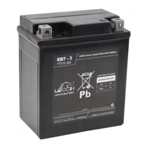 Eb7-3 Leoch Powerstart Agm Motorcycle Battery Lt7-3