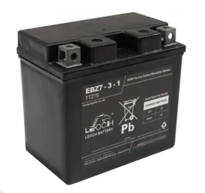 Ebz7-3 Leoch Powerstart Agm Motorcycle Battery