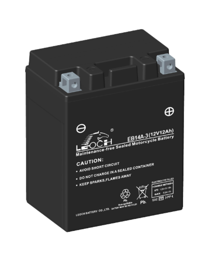 Eb14A-3 - Factory Sealed Motorcycle Battery