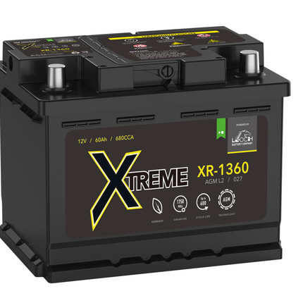 Xtreme Dual Purpose Xr-1360 Battery