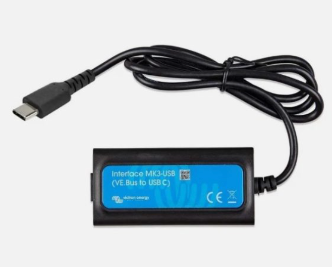 Victron Energy Interface Mk3-Usb-C (Ve.bus To Usb-C) – Ass030140030 Battery