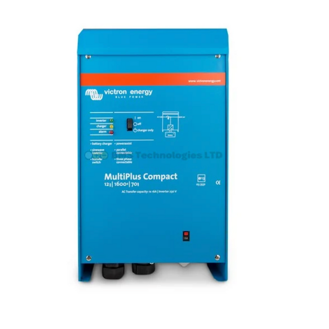 Victron Energy Multiplus Compact 12/1600/70-16 230V Ve.bus - Cmp122160000 Battery