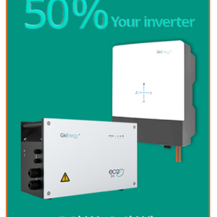 GivEnergy Gen3 - 5.0kW Hybrid with 2.6kWh Battery Package - 50% Off Inverter