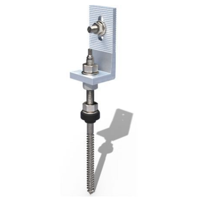 Hanger bolt M10 x 200 offset connection (for Timber Purlins) - Powerland.co.uk
