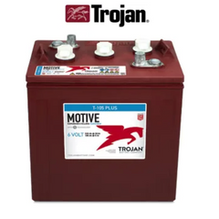 T-105 Plus Trojan Flooded Deep Cycle Battery 6V 225Ah (T105) - Powerland.co.uk