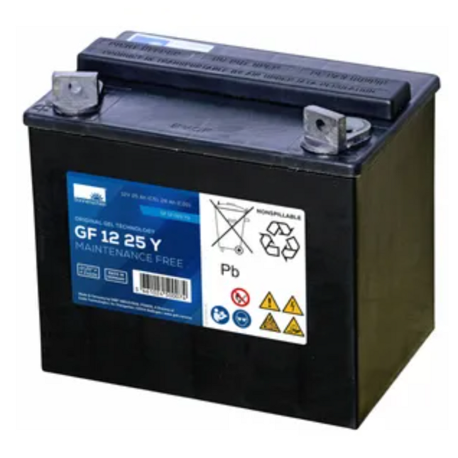 GF12025YG SONNENSCHEIN GEL BATTERY (GF1225YG / GF 12 25 Y G) 12V 28AH - Powerland.co.uk