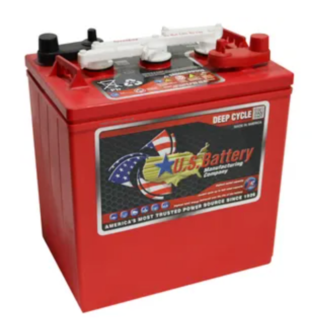 US Battery 145 XC2 Deep Cycle 6V 251Ah (US145) - Powerland.co.uk