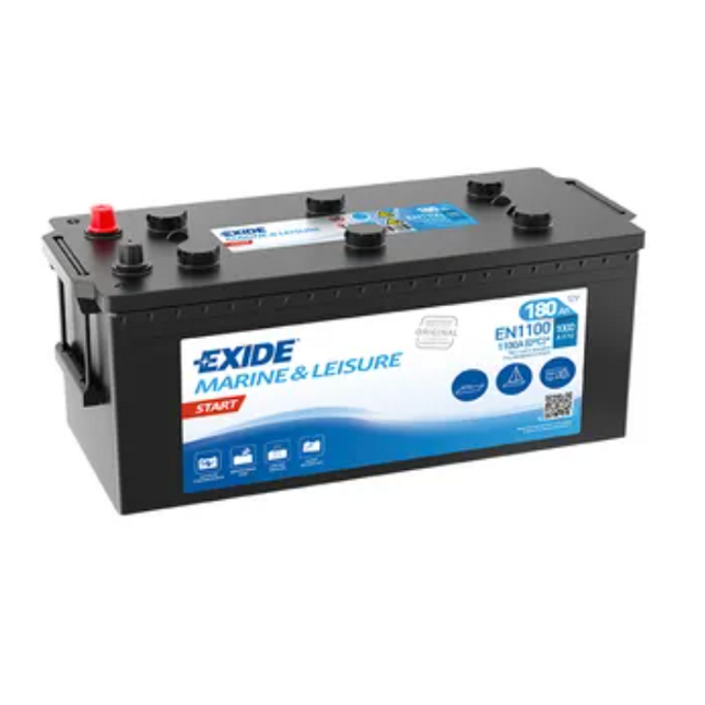 EN1100 EXIDE START MARINE LEISURE BATTERY - Powerland.co.uk