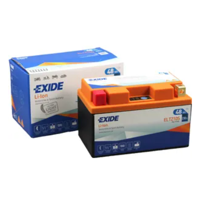 ELTZ10S Exide Li-Ion Lithium Motorbike Battery 12V - Powerland.co.uk
