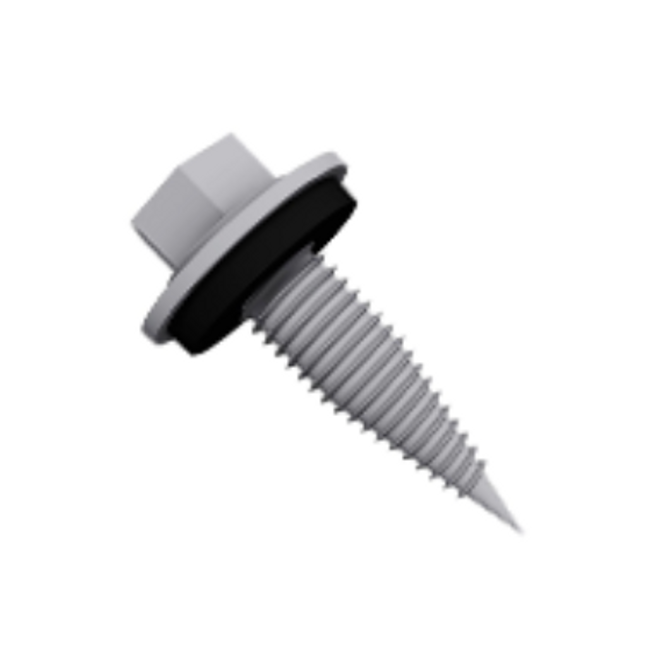 Screw 6.0 x25 self-tapping A2 with sealing washer - Powerland.co.uk