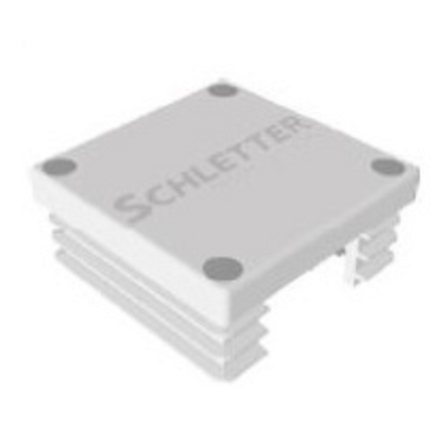 Plastic End Cap Solo Profi05 Grey - Powerland.co.uk