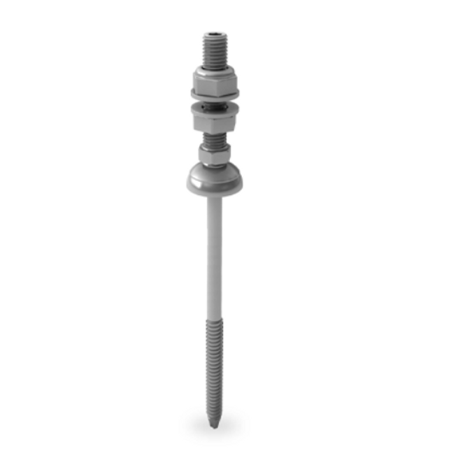 Solarfastener M10x50 with fibre-cement seal for steel substructure 115m