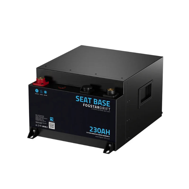 Seat Base Fogstar Drift 12V 230Ah Lithium Leisure Battery - Powerland.co.uk