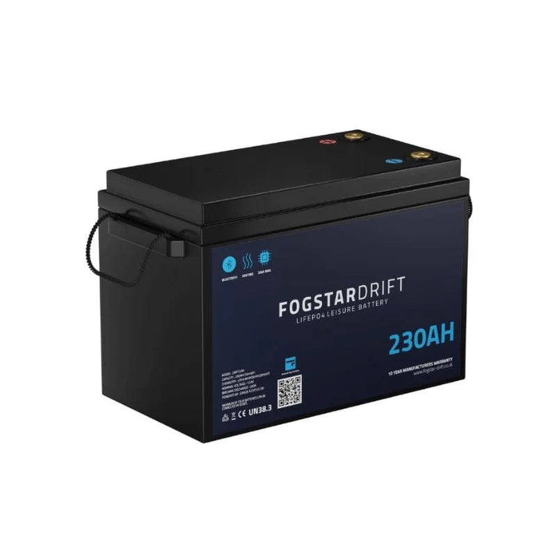 Lithium Leisure Battery - Fogstar Drift 12v 230Ah - Powerland.co.uk